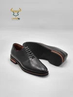 کفش مردانه رسمی تمام چرم مدل بارادو کد110